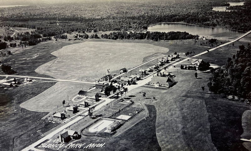 Blaney Park Resort - Vintage Aerial View (newer photo)